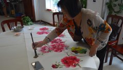 老艺术家走进菏泽亿联世贸中心